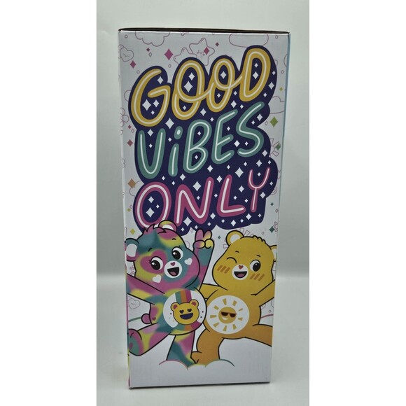 Care Bears Cloudco ~ Good Vibes ~ Plush Smiling Bear Rainbow NIB 14inches - Picture 4 of 7